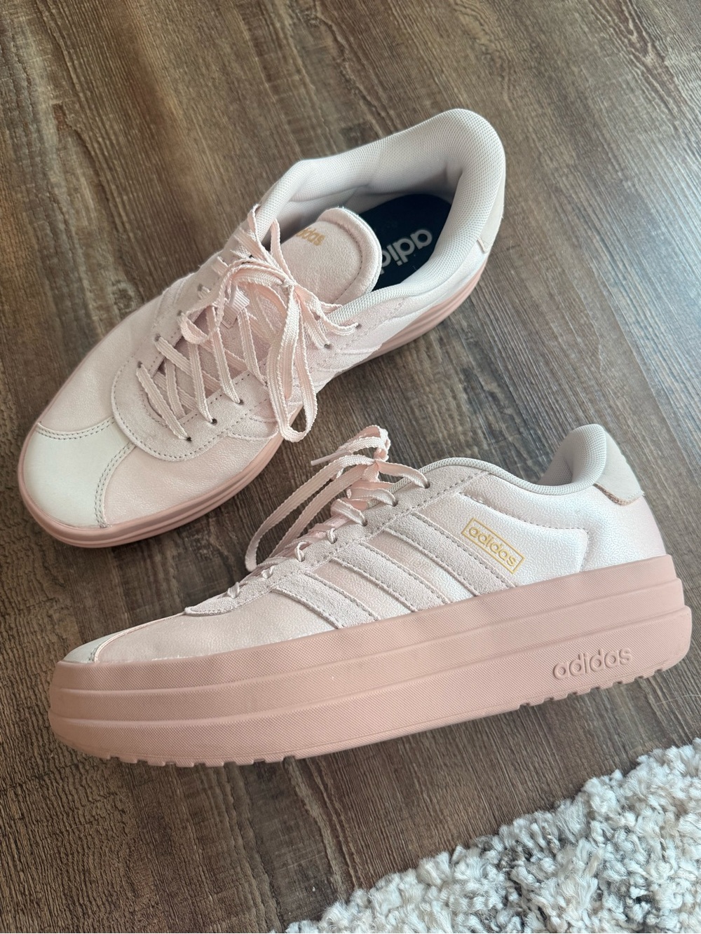 Adidas VL Court Bold Women’s Platform Sneaker - Light Pink